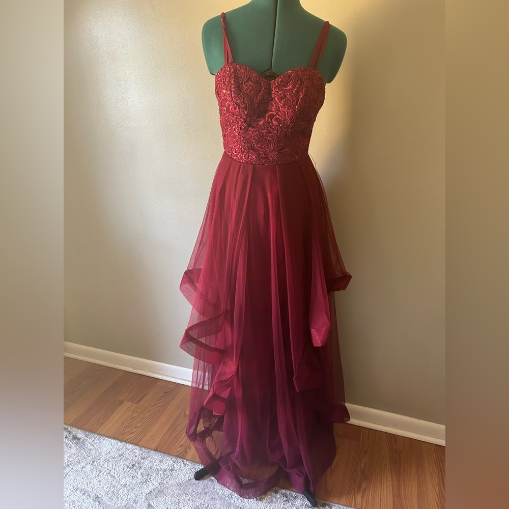 Burgundy or a plum color comfortable to wear and light